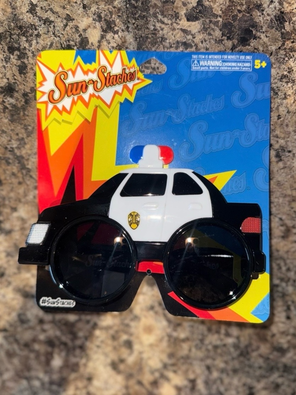 $3 Kids Police Car Sunglasses $3 WITH ANY $10 ORDER OR MORE